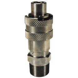 N4M6-SS 316 Stainless Steel Dix-Lock™ N-Series Interchange Male Head x Male Threaded End Plug